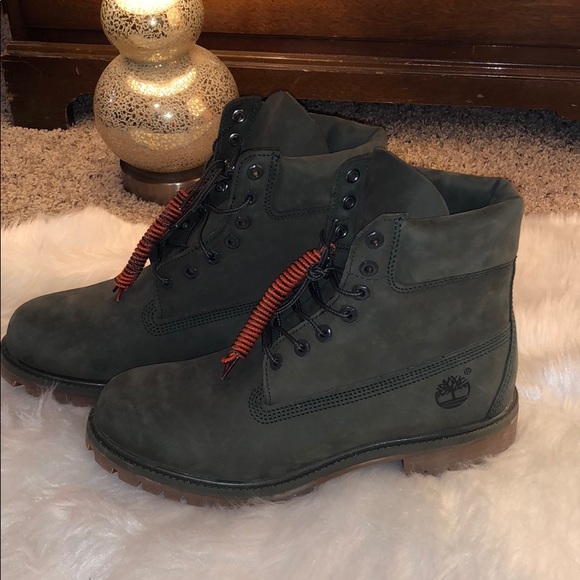 army green timberland boots